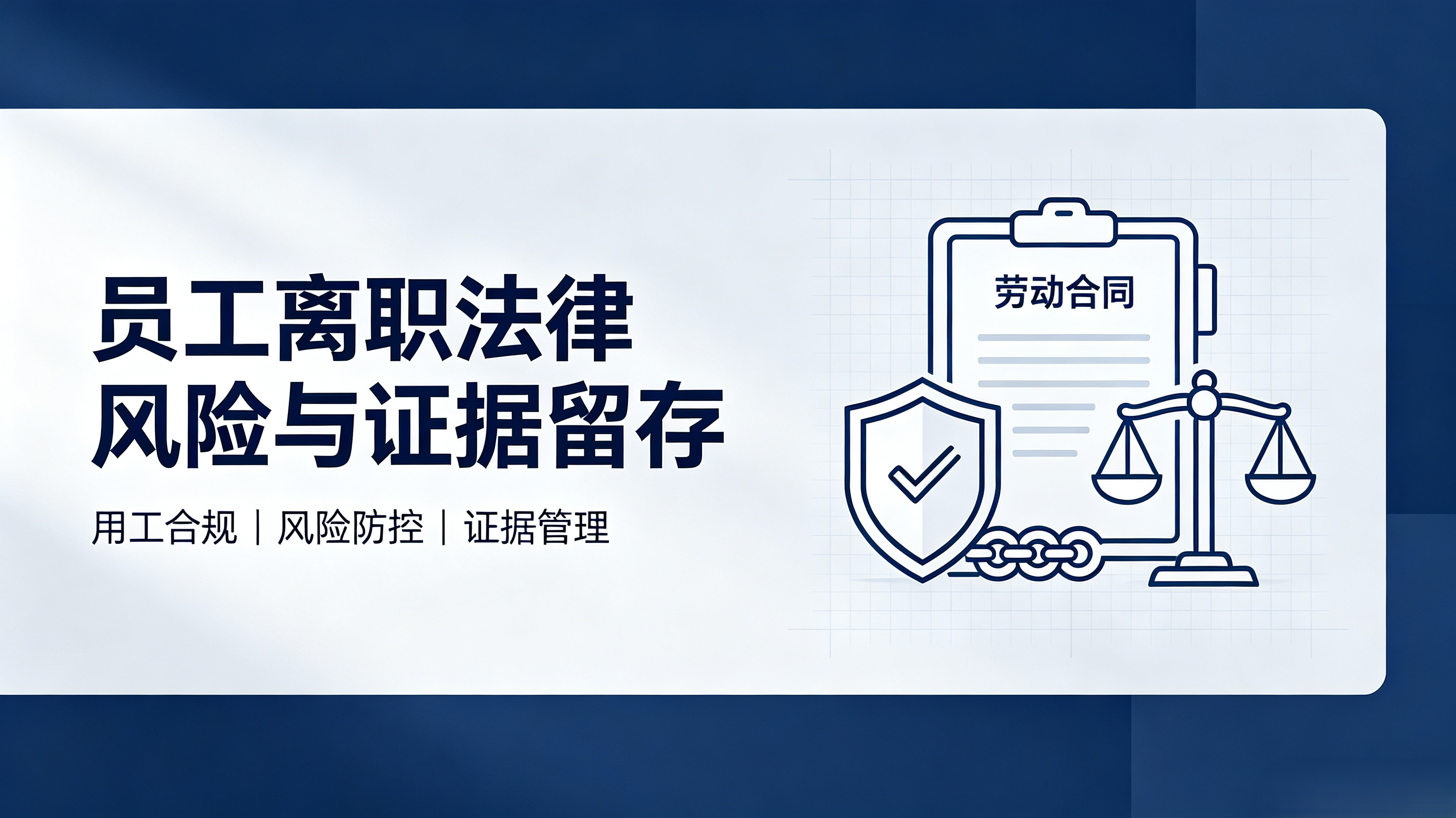 员工离职风险管理与证据留存实操指南